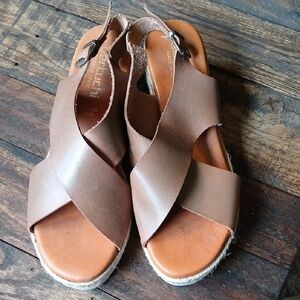 Brunella Women's Tan Leather Sandals